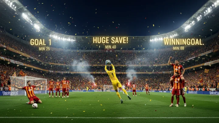 Galatasaray Fenerbahçe’yi 3-0’la Geçerek Şampiyonluğu Kovalıyor